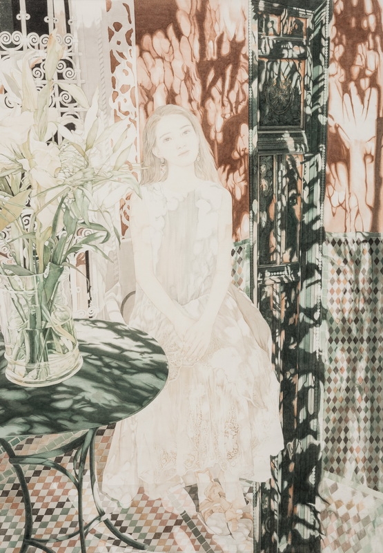 翁赟燁 《尋常午后》 176×210cm 中國畫.jpg
